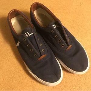 Navy Ralph Lauren sneakers